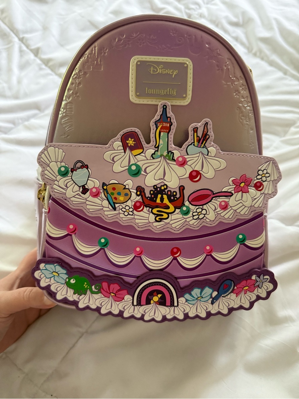 Loungefly Disney’s Tangled Cake Mini Backpack